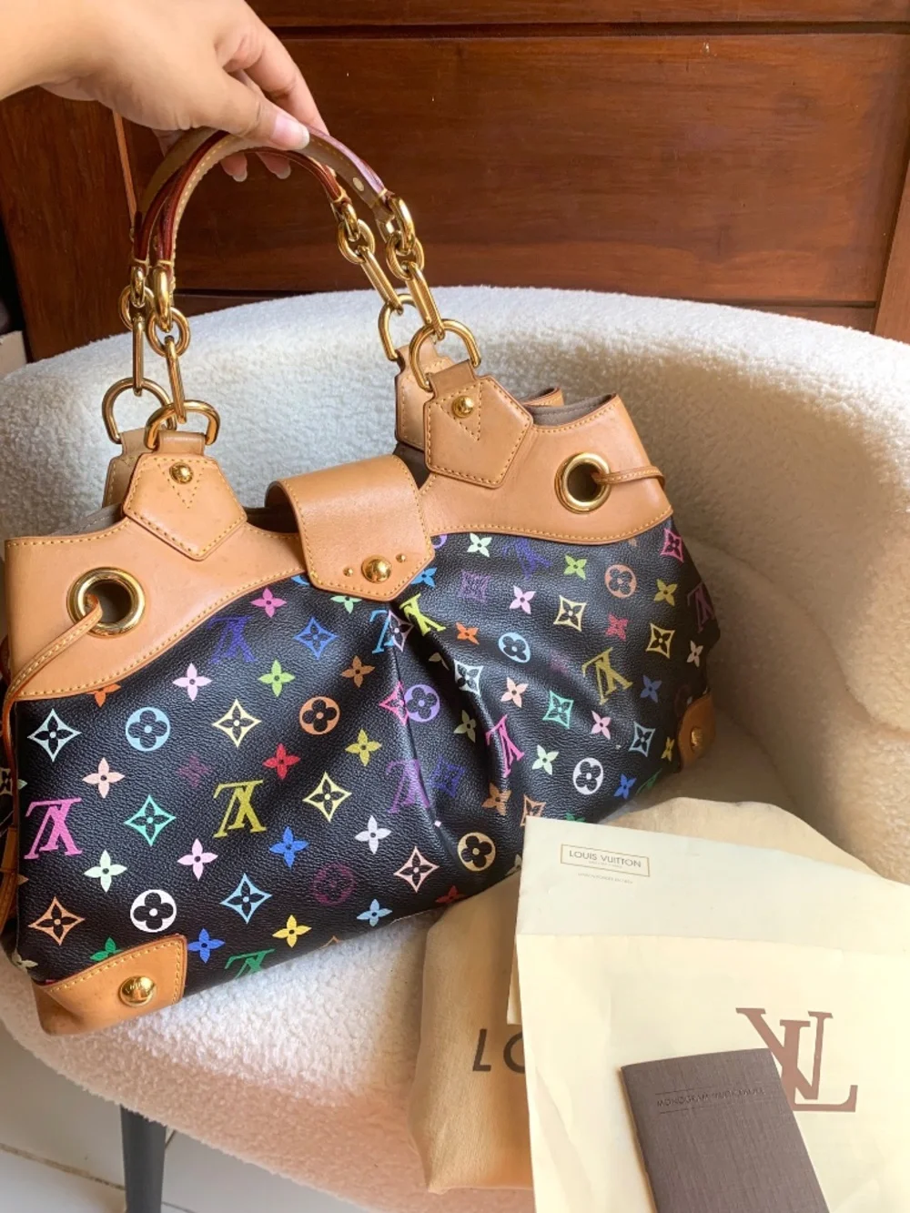 Louis Vuitton x Takashi Murakami Ursula Black multicolor